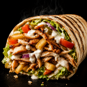 Classic Chicken Kebab Wrap