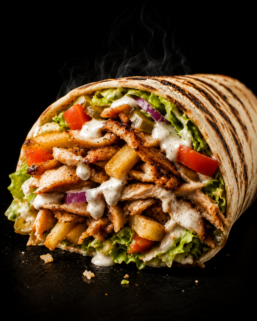 Classic Chicken Kebab Wrap